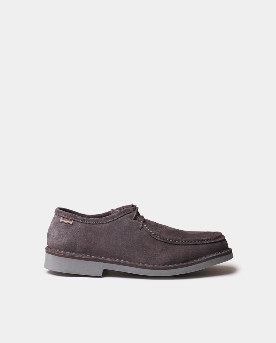 Imagen 0 de Zapato en serraje con cordones para hombre
