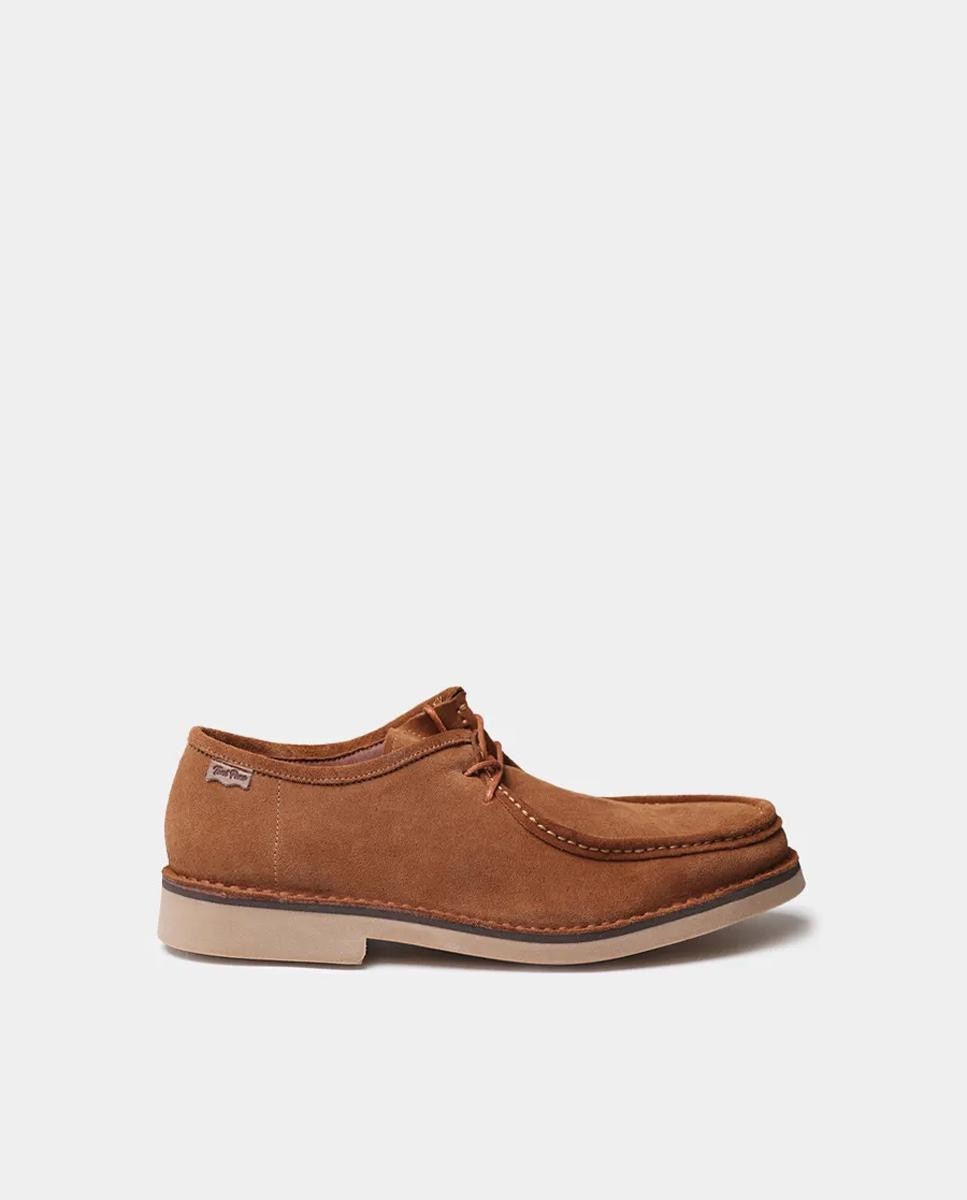 Imagen 0 de Zapato en serraje con cordones para hombre