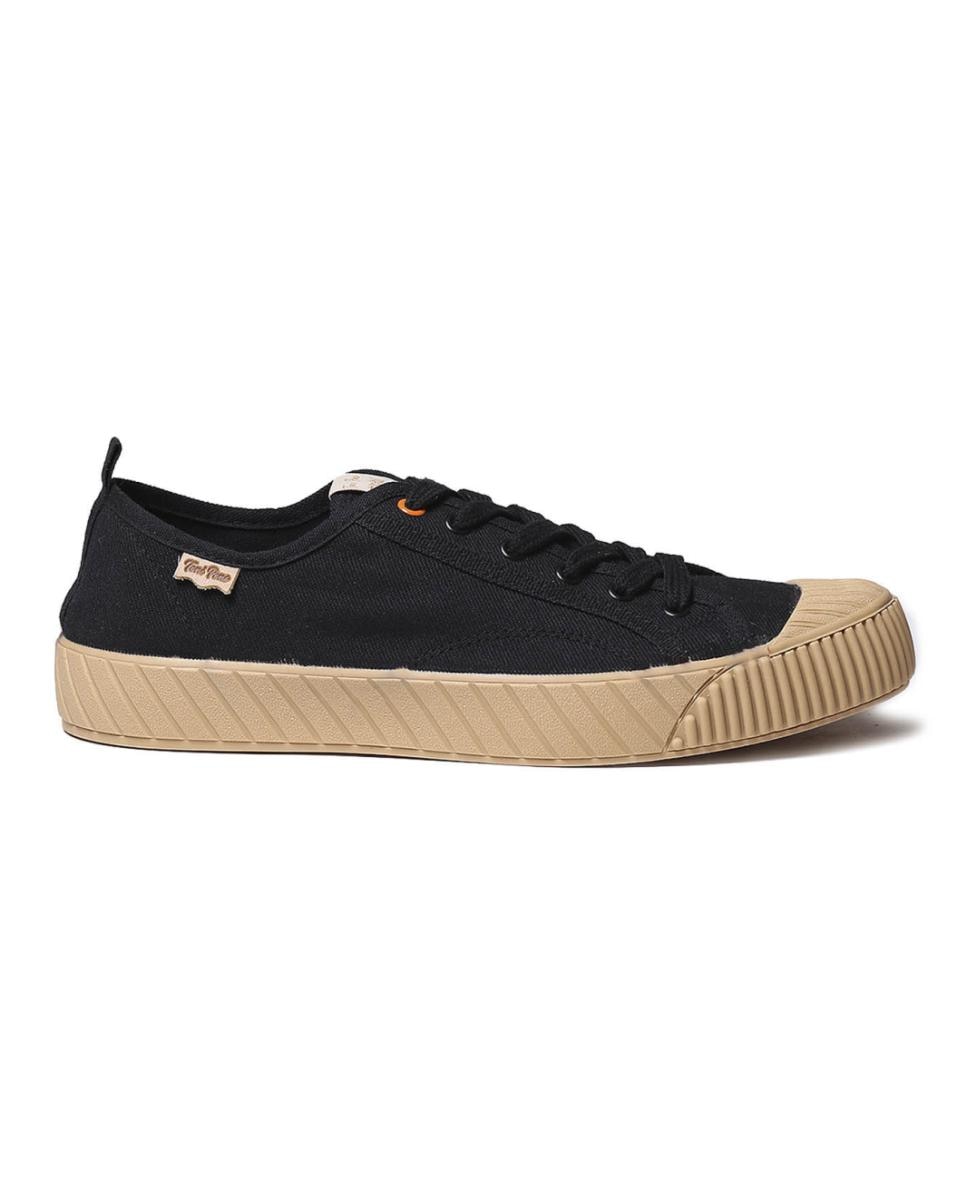 Imagen 0 de Zapatillas de lona de hombre de tonos lisos con cordones