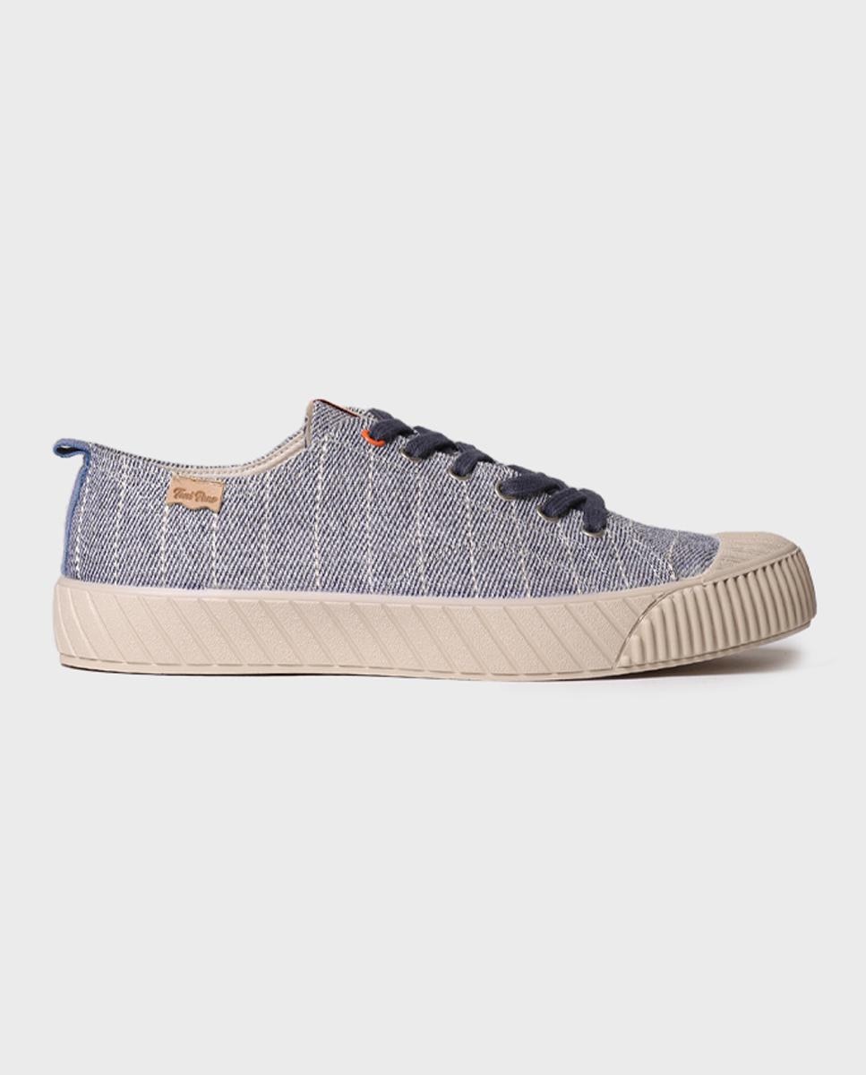 Imagen 0 de Zapatillas de lona de hombre a rayas