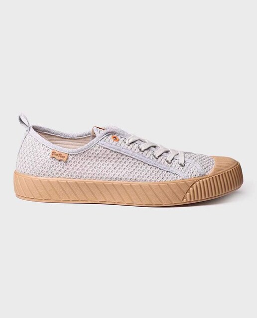 Imagen 0 de Zapatillas de lona de hombre de tejido de rejilla con cordones