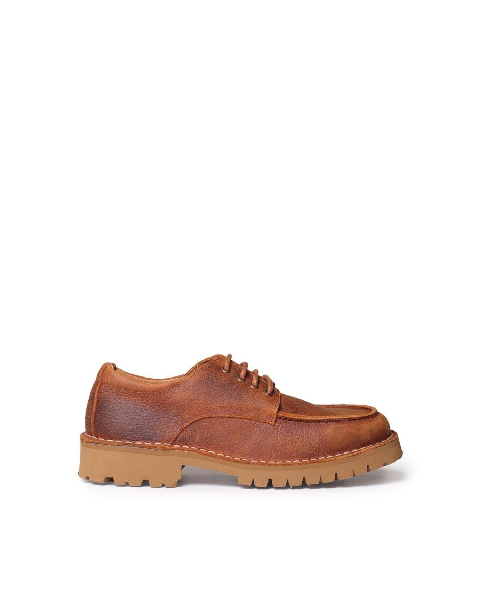 Imagen 0 de Zapato con cordones en piel para hombre