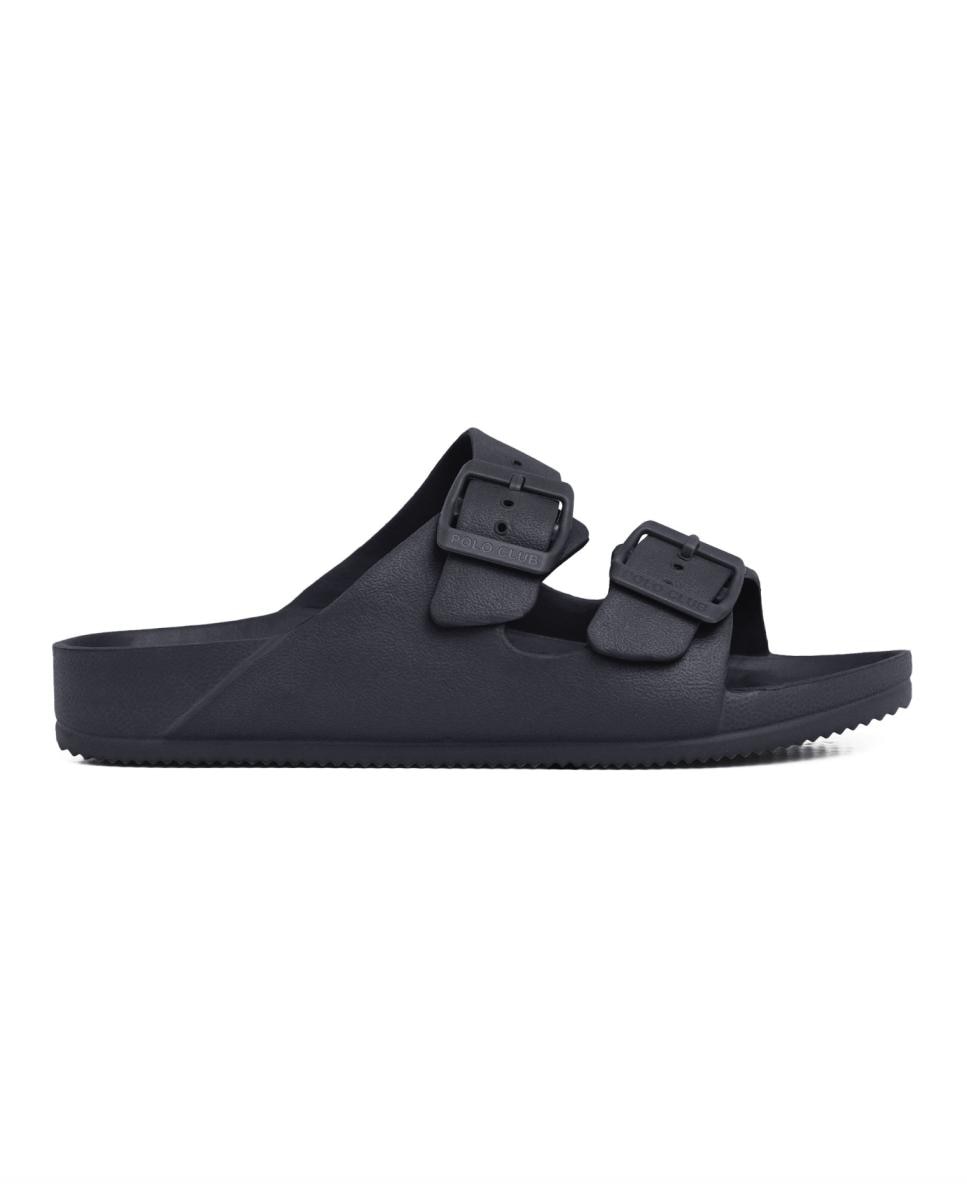 Imagen 0 de Sandalia unisex de estilo casual con diseño de doble hebilla ajustable