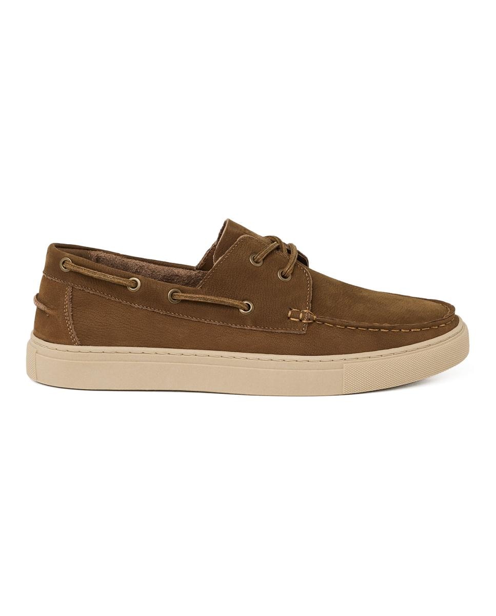 Imagen 0 de Zapato náutico para hombre de piel vacuna