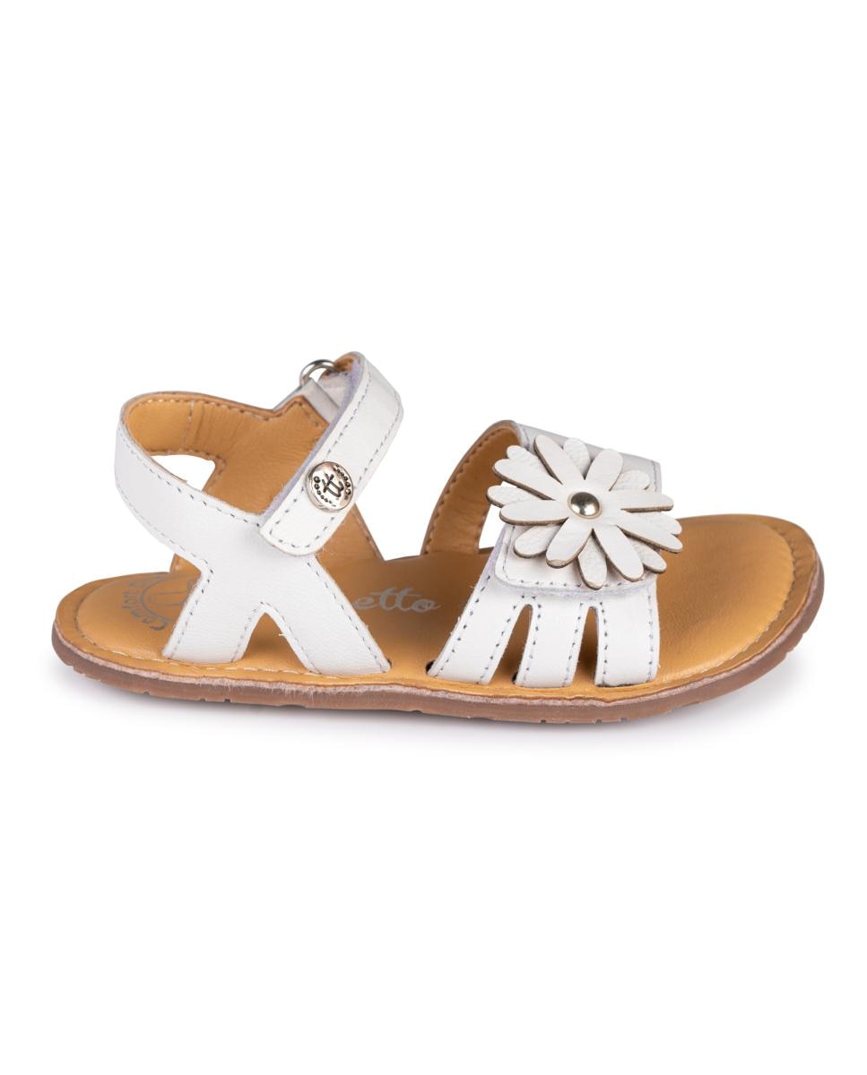 Imagen 0 de Sandalia barefoot - flor en relieve y elegancia atemporal