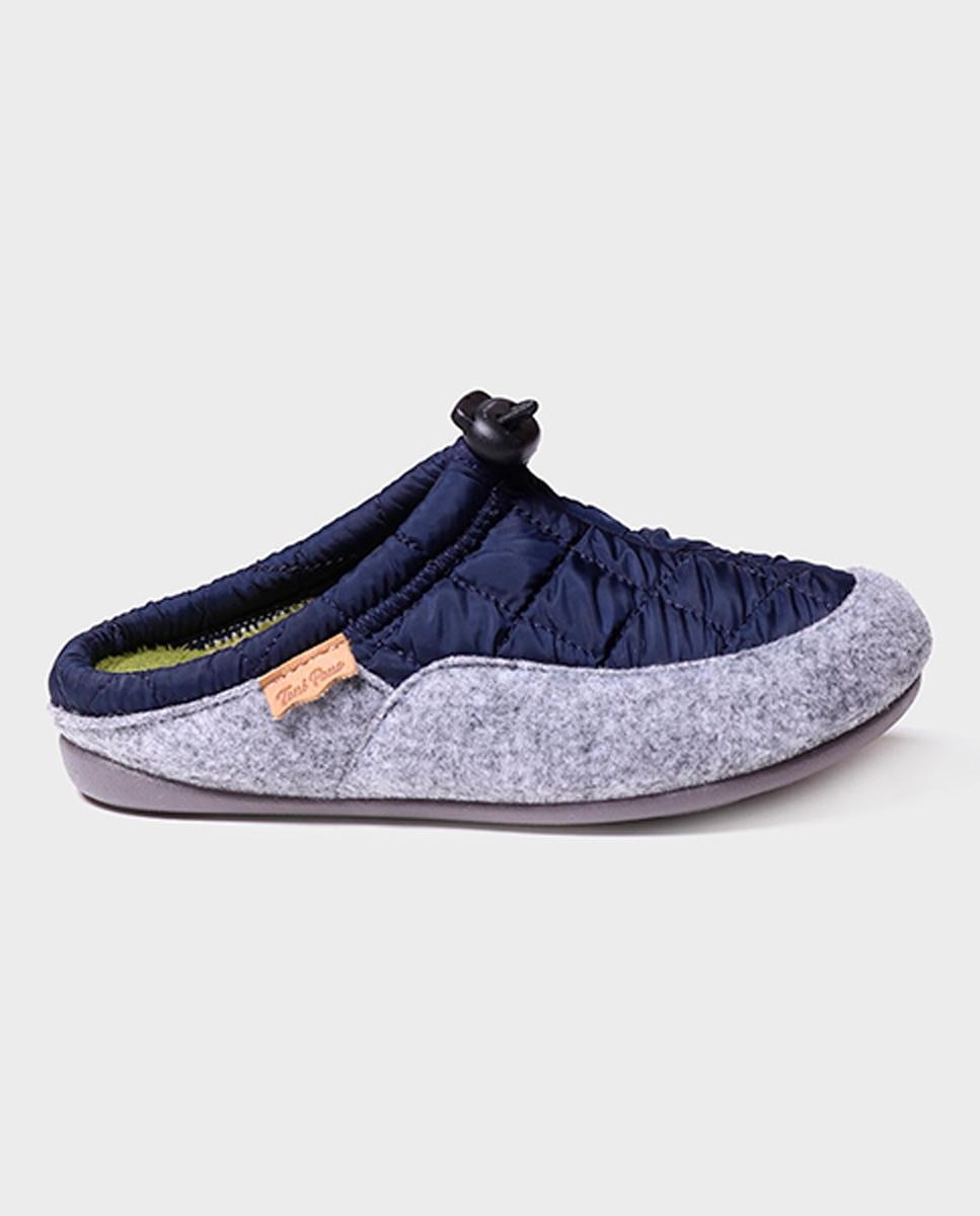 Imagen 0 de Slippers para niños en fieltro y tejido acolchado