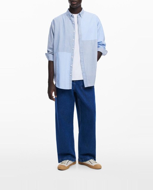 Imagen 0 de Camisa rayas de hombre