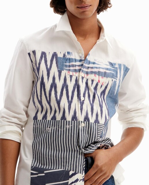 Imagen 0 de Camisa patch ikat de hombre