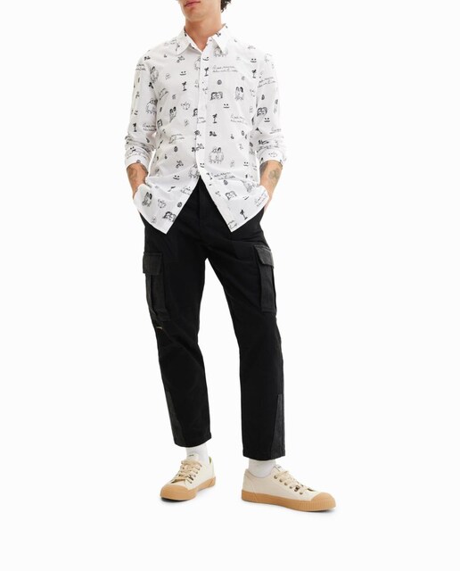 Imagen 0 de Camisa voile bordados de hombre