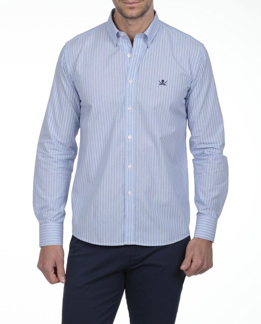Imagen 0 de Camisa de algodón Hombre manga larga