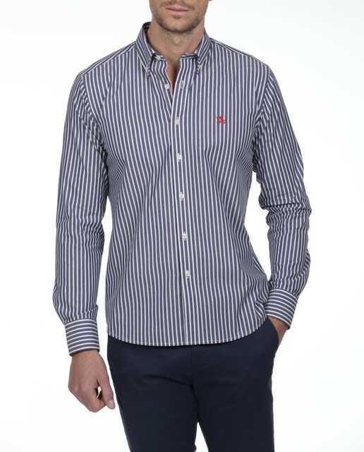 Imagen 0 de Camisa de algodón Hombre manga larga