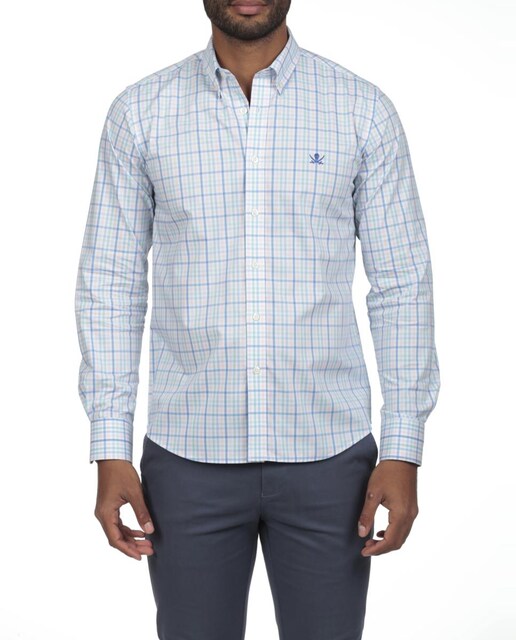 Imagen 0 de Camisa de algodón Hombre manga larga