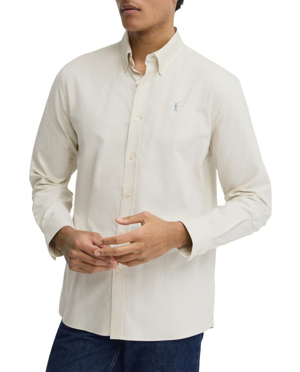 Imagen 0 de Camisa de hombre de manga larga y corte regular