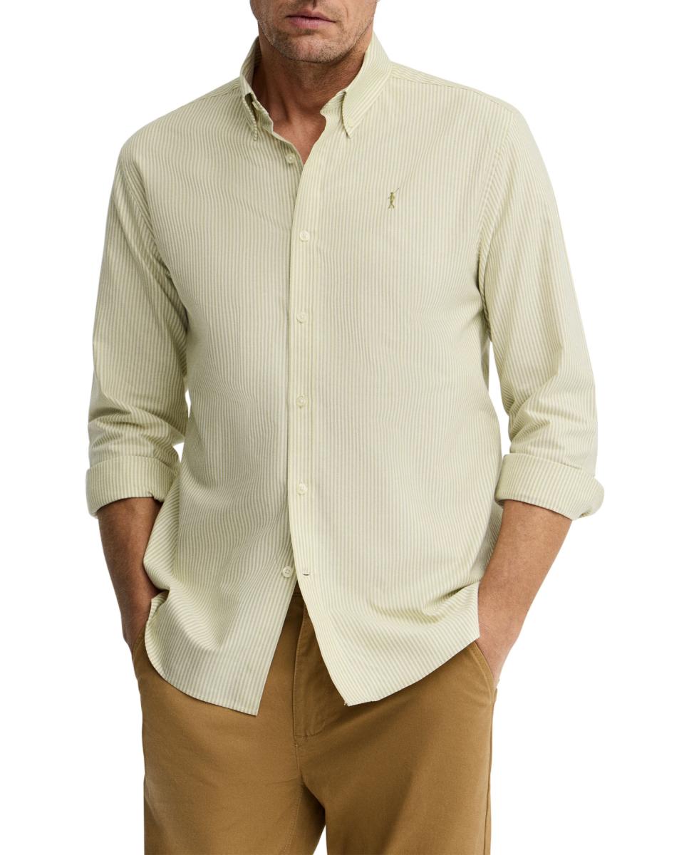 Imagen 0 de Camisa de hombre de manga larga y corte regular