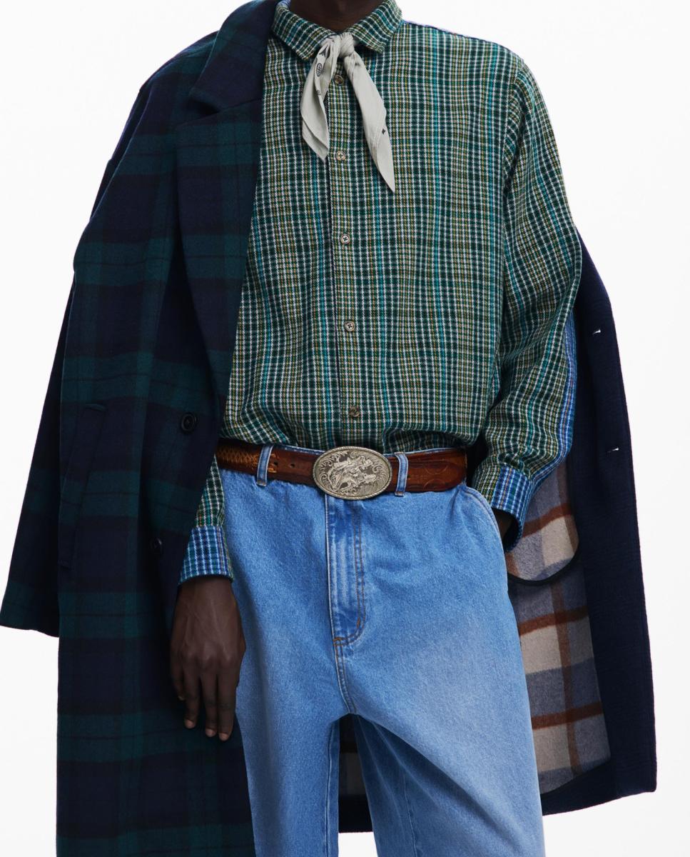 Imagen 0 de Camisa cuadros franela