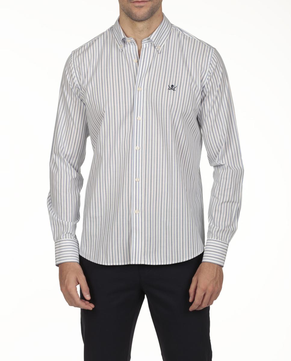 Imagen 0 de Camisa hombre rayas manga larga