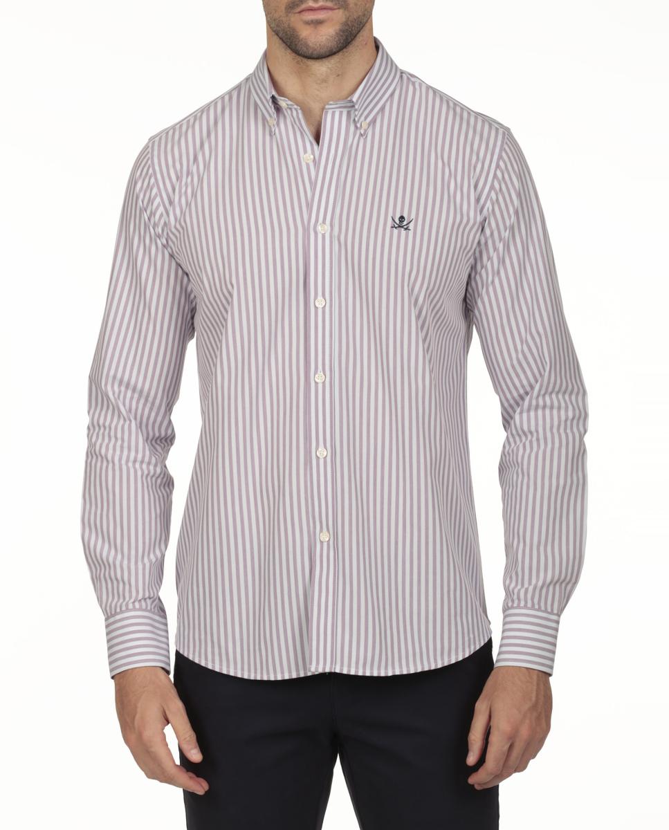 Imagen 0 de Camisa hombre rayas manga larga