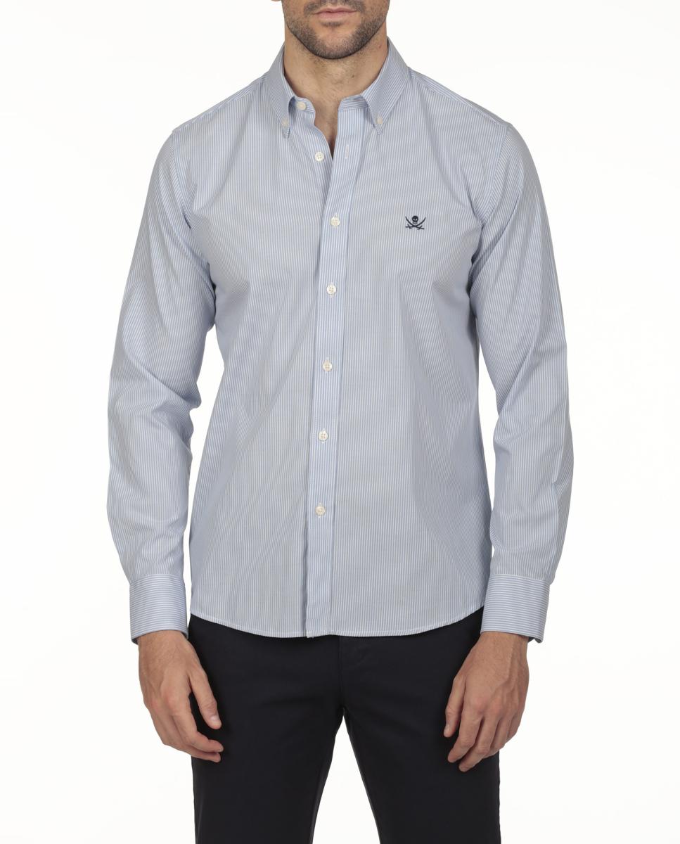 Imagen 0 de Camisa hombre rayas manga larga