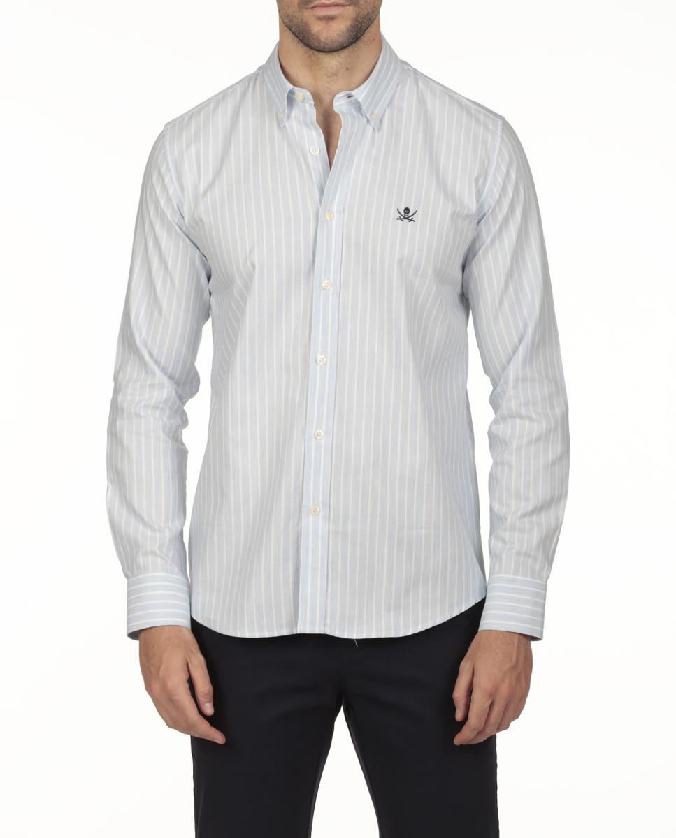 Imagen 0 de Camisa hombre rayas manga larga