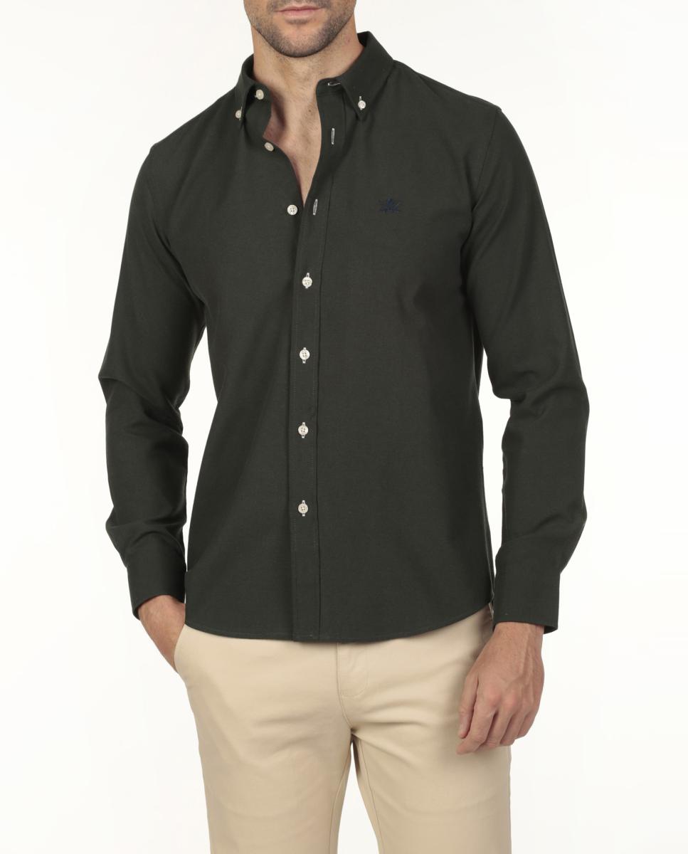Imagen 0 de Camisa hombre oxford manga larga