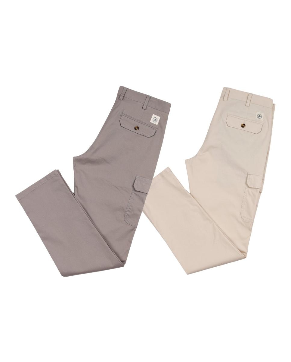 Imagen 0 de Pack 2 Pantalones Cargo hombre con 5 bolsillos