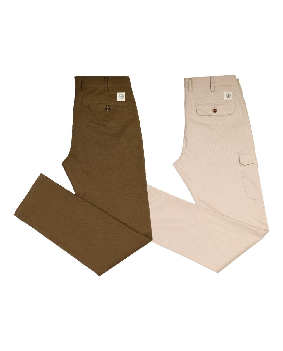 Imagen 0 de Pack hombre pantalon chino + pantalon cargo con cremallera