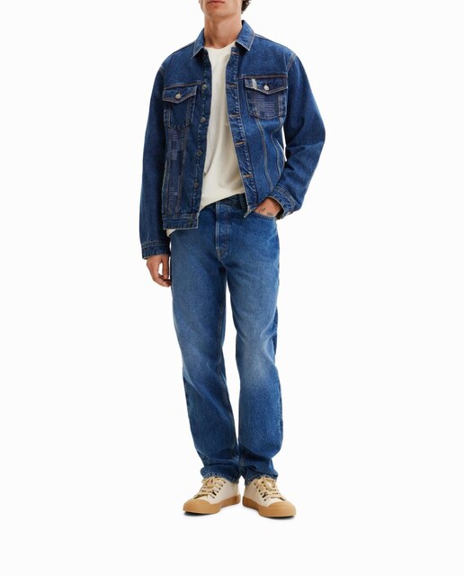 Imagen 0 de Chaqueta vaquera trucker patch de hombre