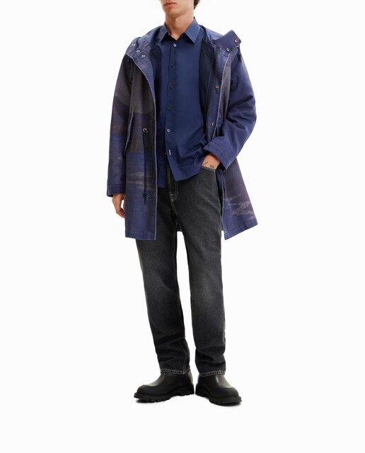 Imagen 0 de Parka acolchada desmontable de hombre