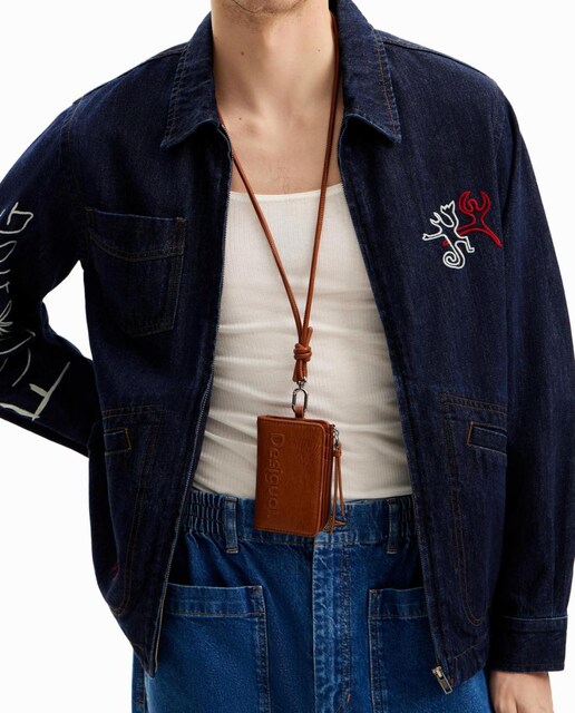 Imagen 0 de Chaqueta denim siluetas de hombre