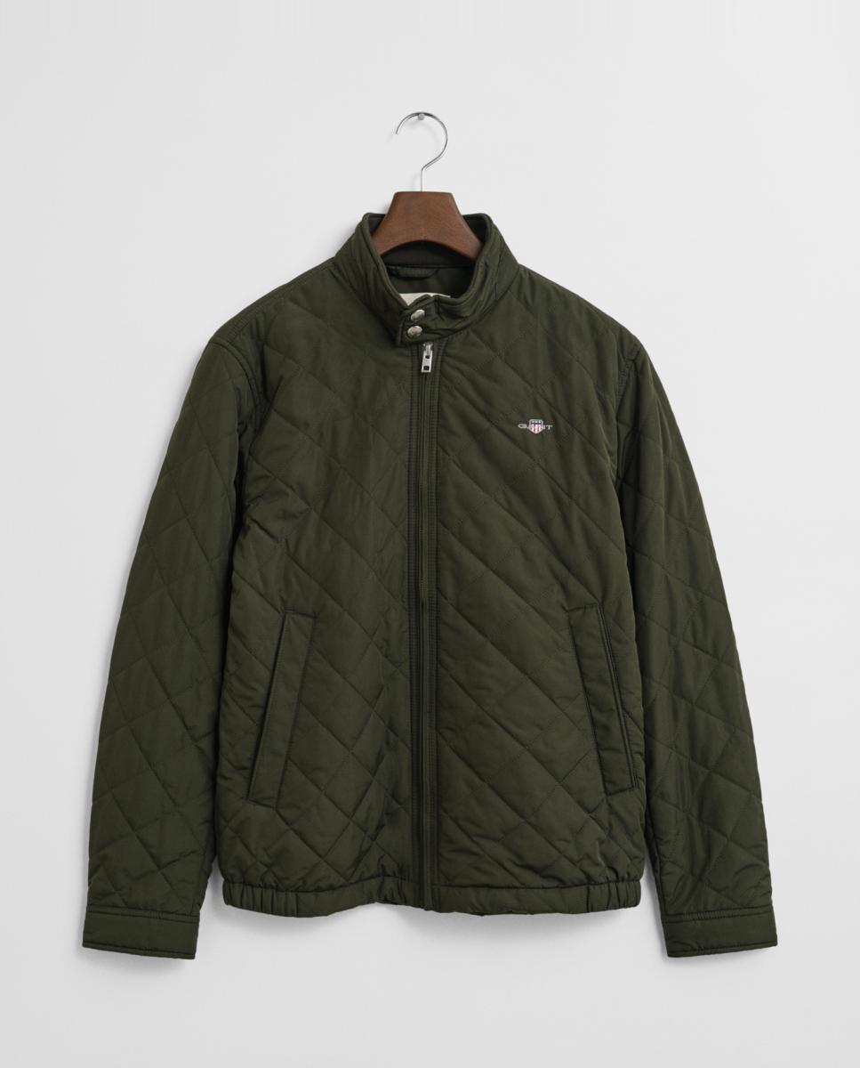 Imagen 0 de Chaqueta windcheater acolchada de hombre, ligera y repelente al agua, con relleno de poliéster reciclado y ajuste cómodo con bajo elástico.