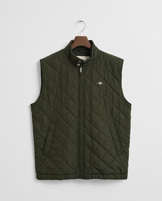 Imagen 0 de Chaleco windcheater acolchado de hombre, ligero y repelente al agua, con relleno de poliéster reciclado y ajuste cómodo.