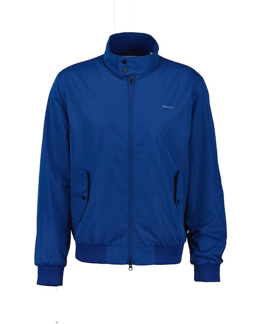 Imagen 0 de Cazadora Harrington de hombre, ligera y repelente al agua, con cierre bidireccional, cuello recto y bolsillos laterales e interiores.