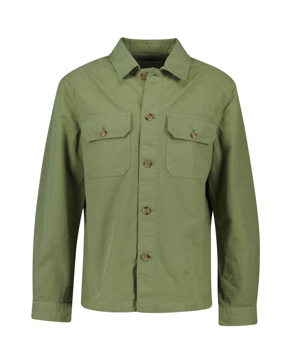 Imagen 0 de Sobrecamisa de hombre en canvas con corte regular, resistente y práctica para un estilo casual.