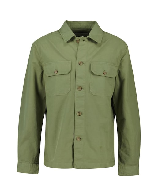 Imagen 0 de Sobrecamisa de hombre en canvas con corte regular, resistente y práctica para un estilo casual.