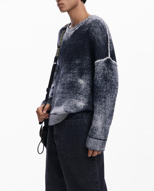 Imagen 0 de Jersey punto desgastado de hombre