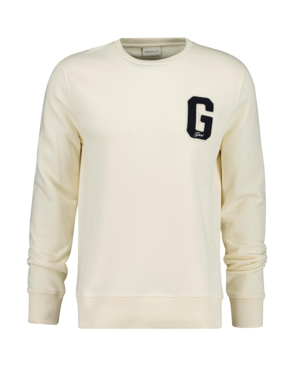 Imagen 0 de Sudadera de hombre en mezcla de algodón con corte regular y logo aplicado en el pecho.