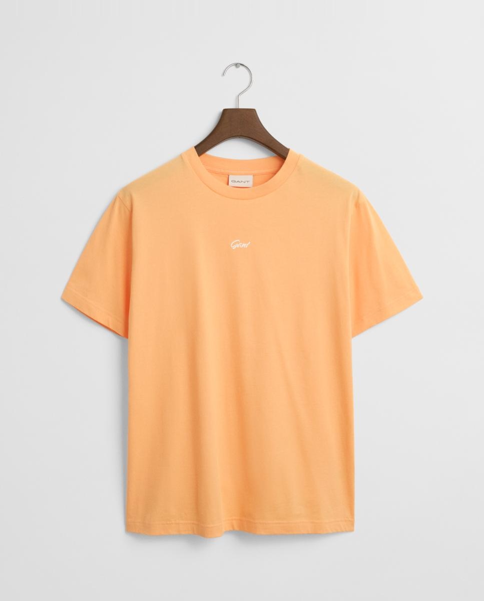 Imagen 0 de Camiseta de hombre de algodón 100%, con corte regular, cuello redondo y logo estampado en el pecho.