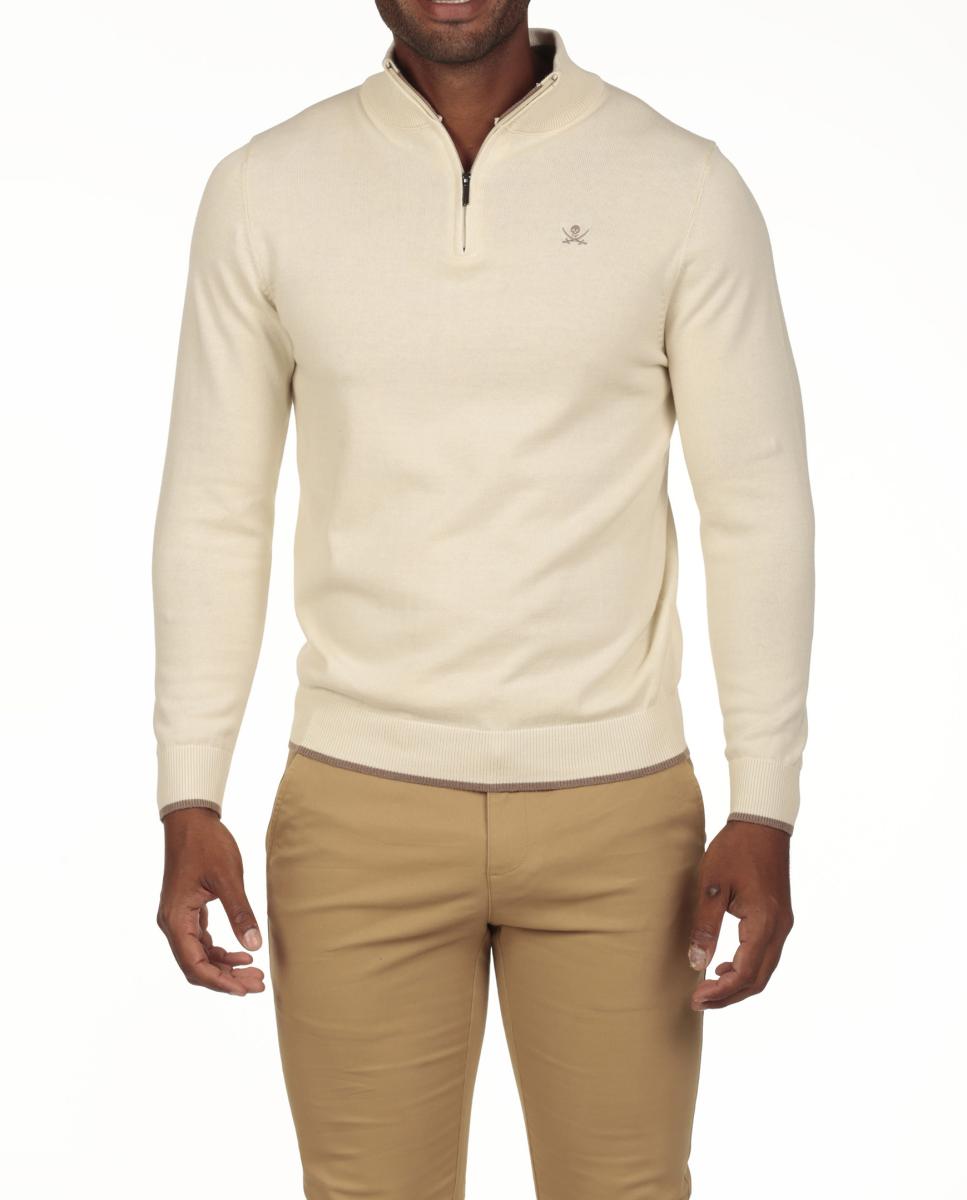 Imagen 0 de Jersey hombre cuello media cremallera