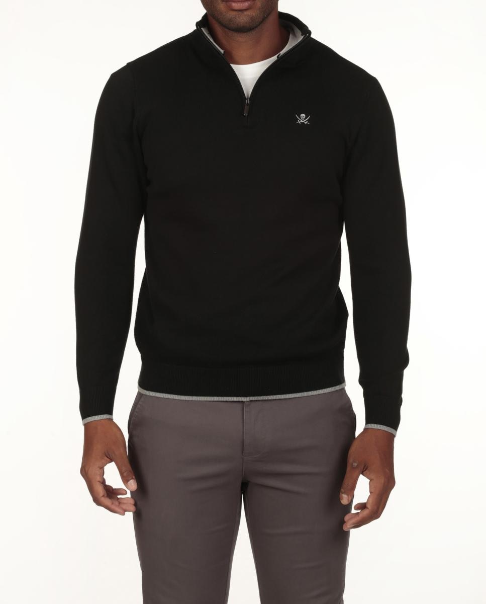 Imagen 0 de Jersey hombre cuello media cremallera
