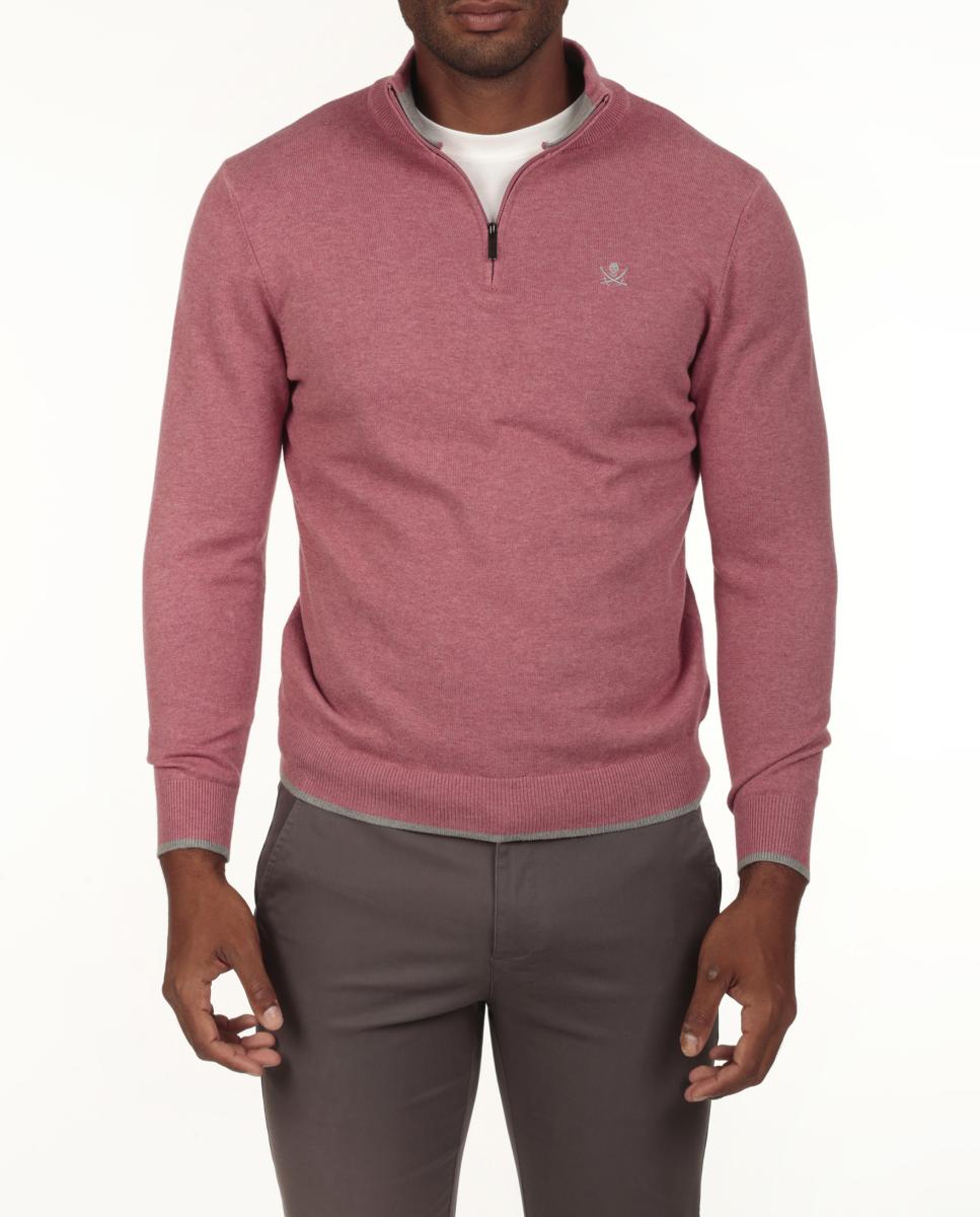 Jersey hombre cuello media cremallera — oferta en Primeriti