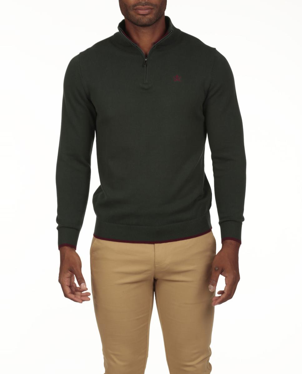 Imagen 0 de Jersey hombre cuello media cremallera