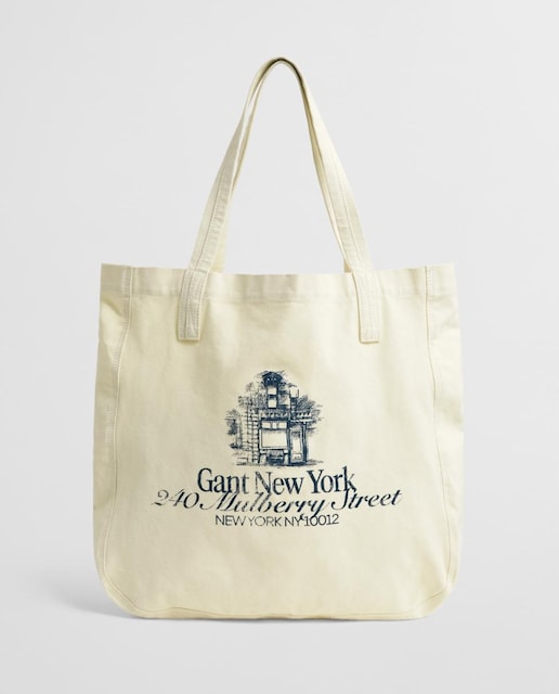 Imagen 0 de Bolsa tote de algodón, ligera y duradera.