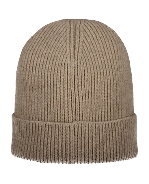 Imagen 0 de Gorro unisex de mezcla de algodón, con ajuste mid-top, doblez alto y logo bordado de inspiración vintage en el frente.