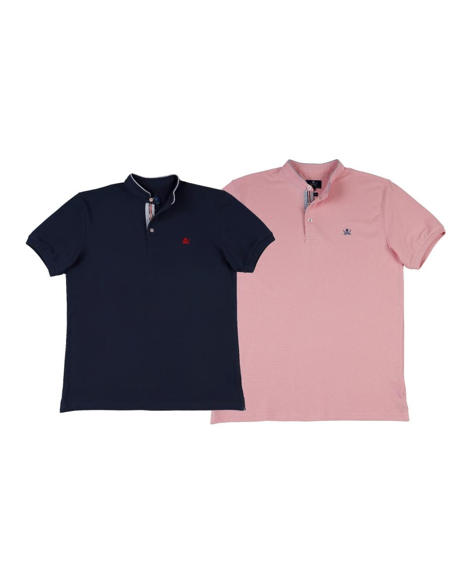 Pack 2 Polos cuello mao hombre manga corta — oferta en Primeriti