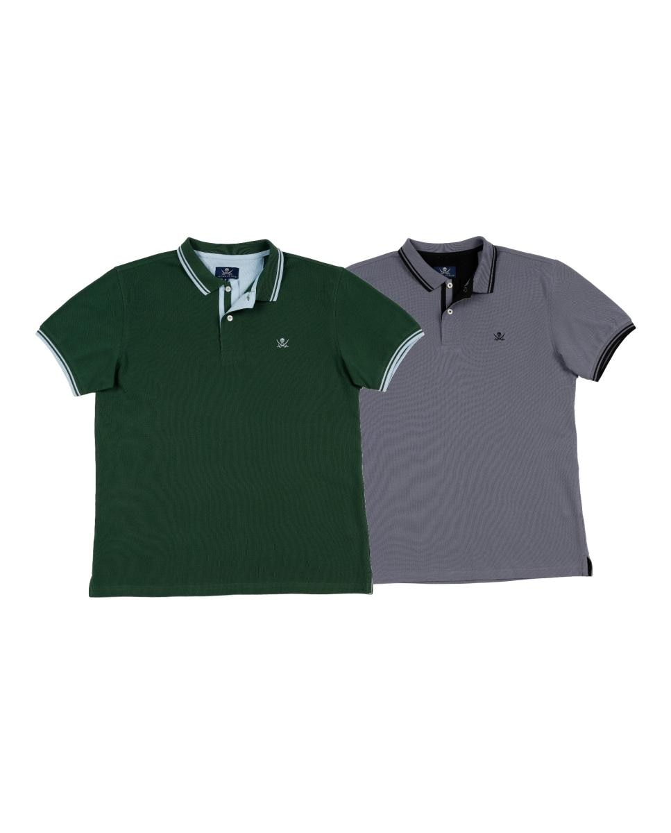 Pack 2 Polos Pirata hombre manga corta — oferta en Primeriti