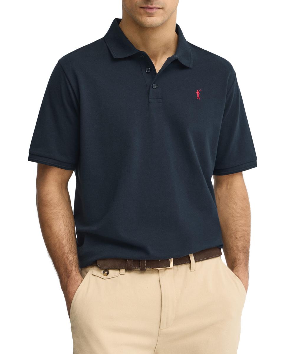 Imagen 0 de Polo de hombre de manga corta y corte recto
