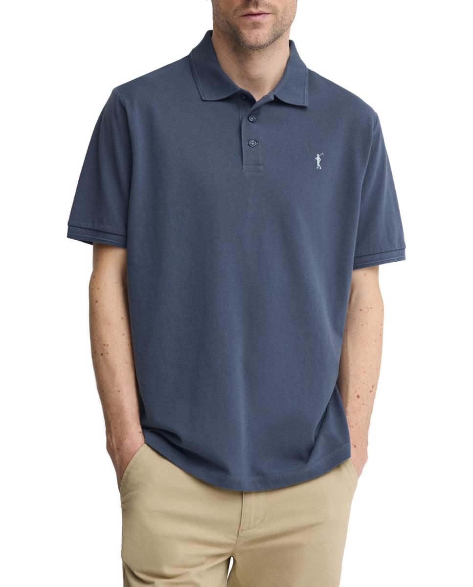 Imagen 0 de Polo de hombre de manga corta y corte recto