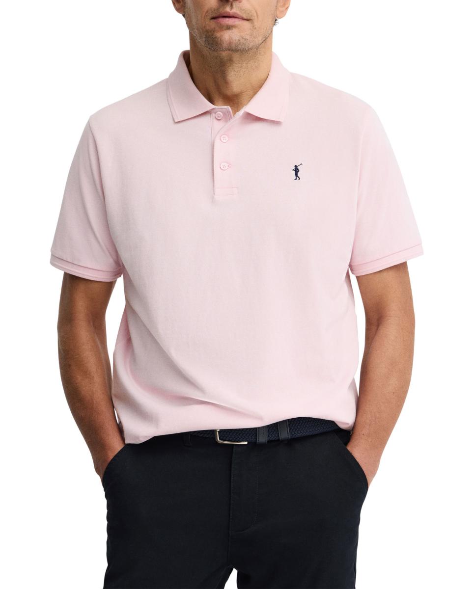 Imagen 0 de Polo de hombre de manga corta y corte recto