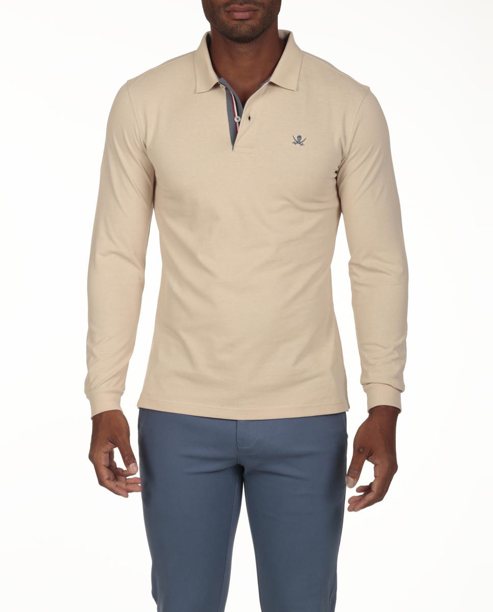 Imagen 0 de Polo hombre basico manga larga