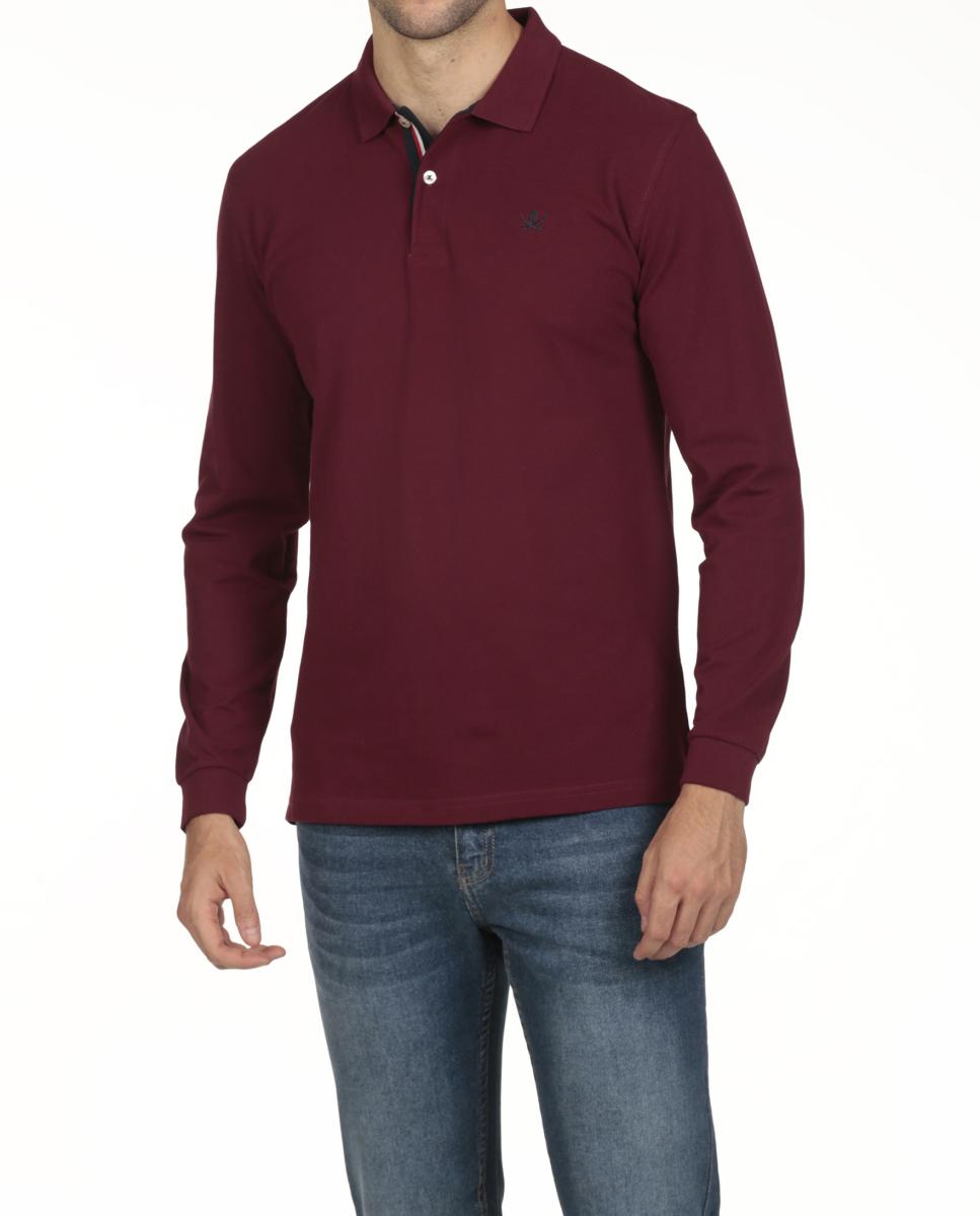Imagen 0 de Polo hombre basico manga larga